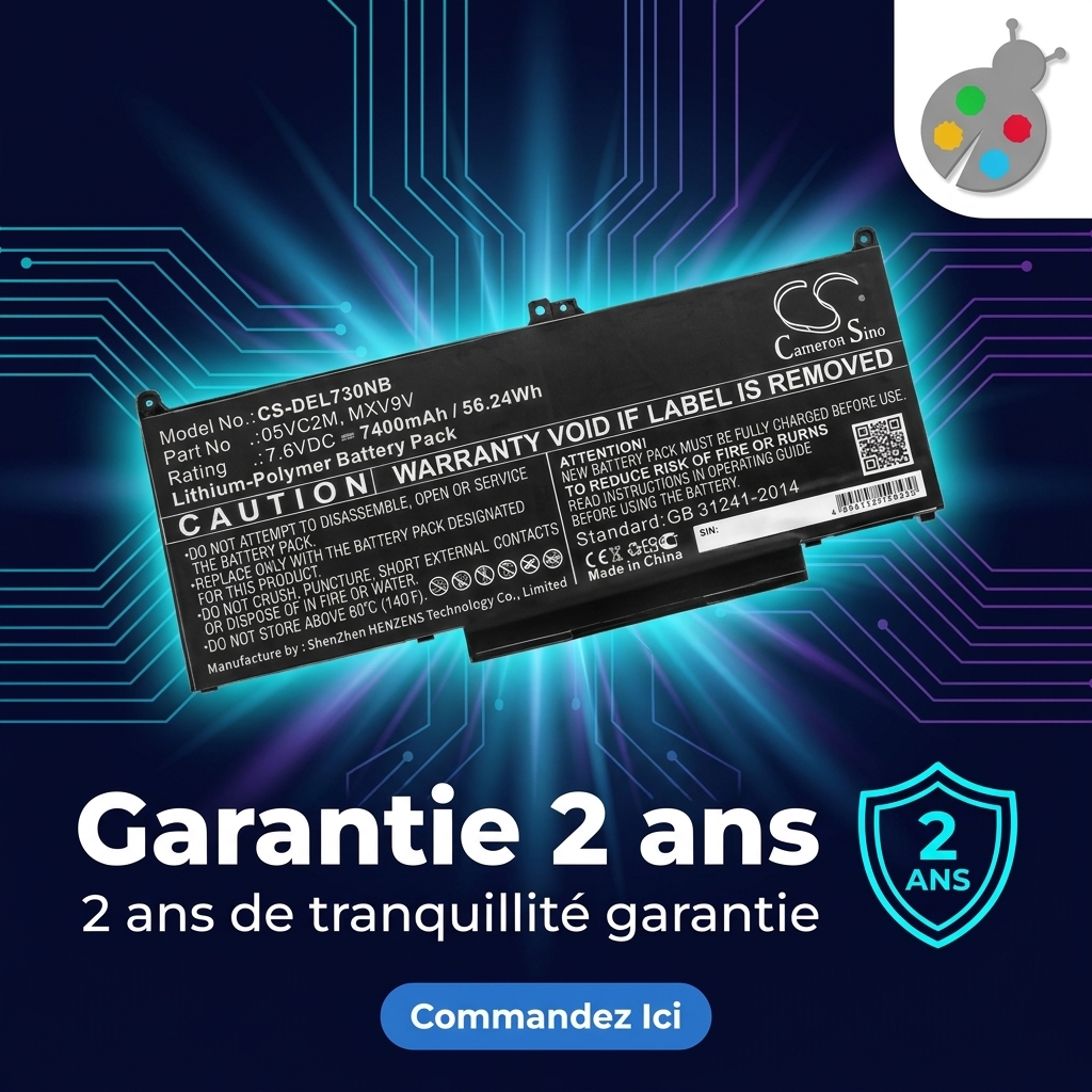 Batterij laptop dell latitude 7400
