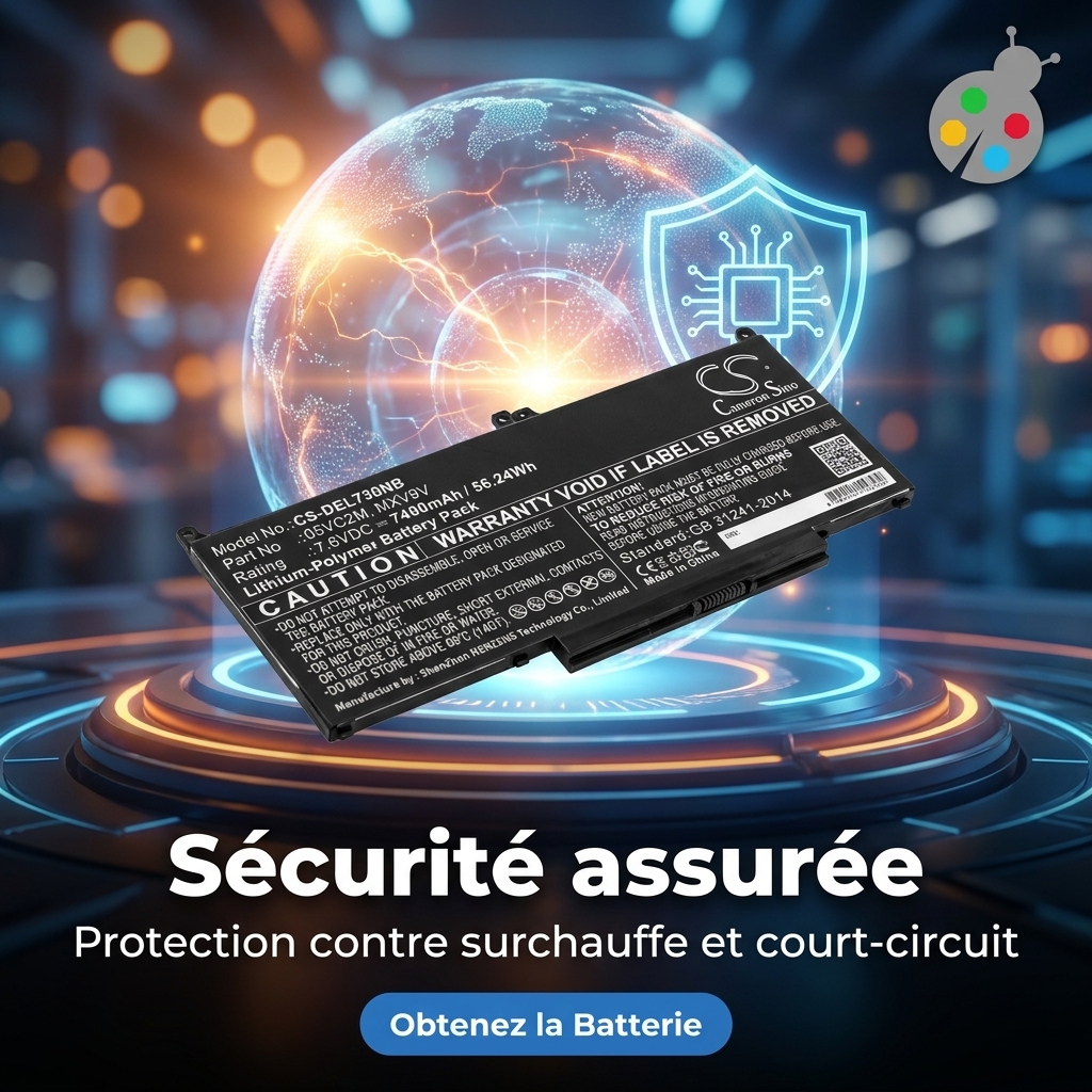 Batterij laptop dell latitude 7400