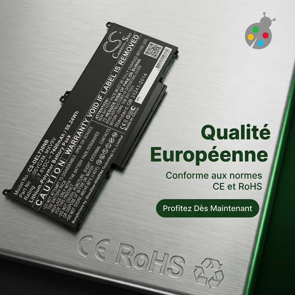 Batterij laptop dell latitude 7400