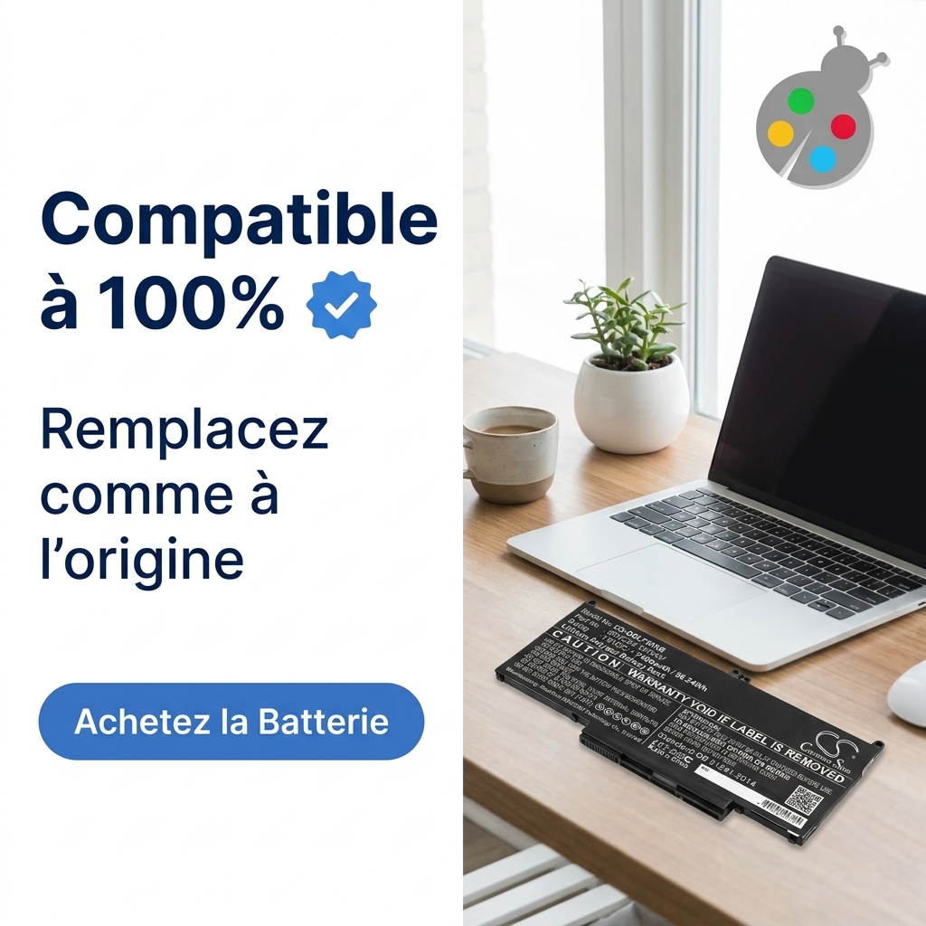 Batterij laptop dell latitude 7400