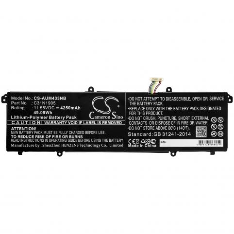 Batterij asus vivobook m3704