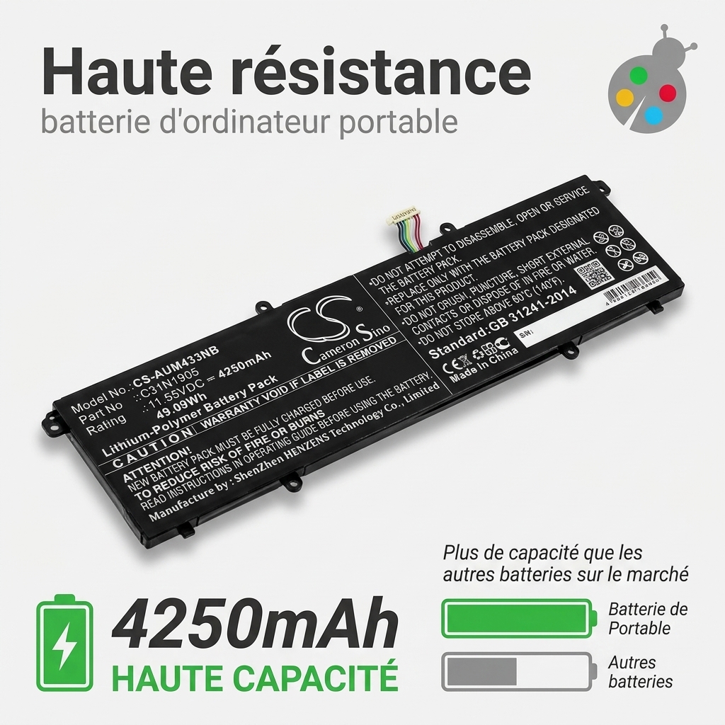 Batterij laptop asus vivobook 15 oled x1505va