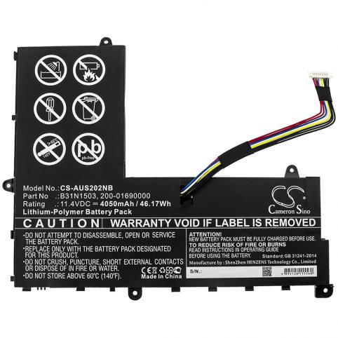 Batterij asus eeebook e202sa-7a