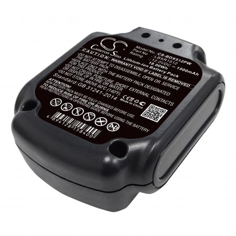 Batterij hulpmiddelen portatif black decker bdcd112