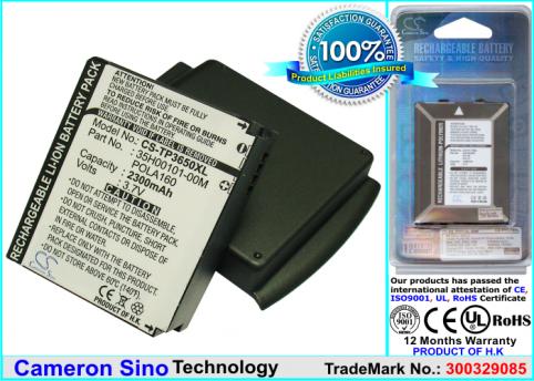 Batterie pour pda smartphone htc batterij p3650