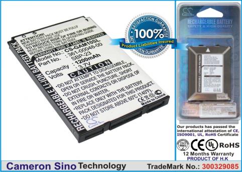 Batterij telefoon garmin asus nuvifone m10