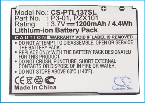 Batterij  smartphone pharos ptl137e