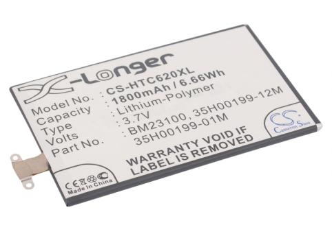 Batterij  smartphone htc phone 8x lte