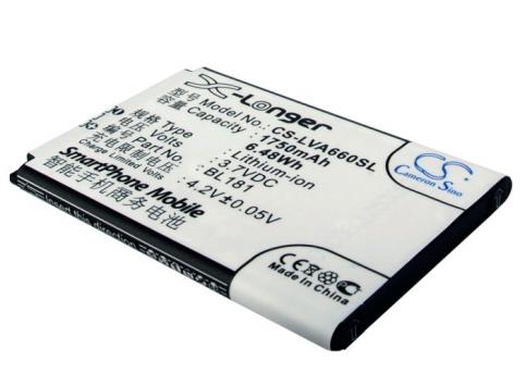 Batterij  smartphone lenovo a66t