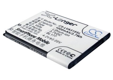 Batterij  smartphone lenovo a518