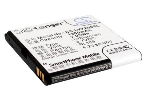 Batterij  smartphone lenovo k800