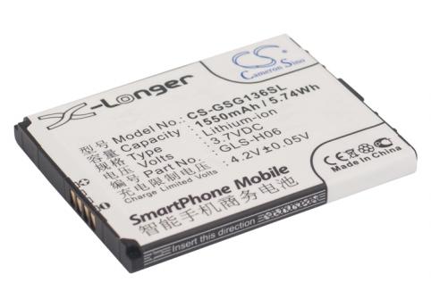 Batterij  smartphone gigabyte gsmart g1362