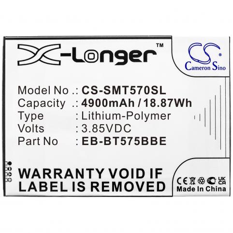 Batterie pour tablette samsung eb bt575bbe galaxy tab active 3 batterij