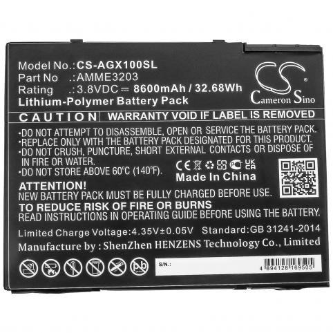 Batterij tablet aegex 10 tablets