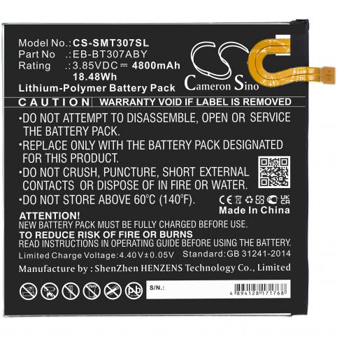 Batterij tablet samsung sm t307u