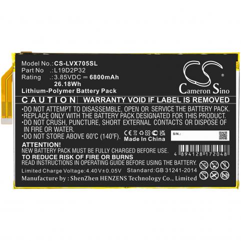 Batterij  lenovo l19d2p32 yoga smart tab