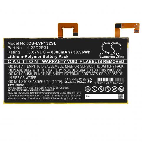 Batterie pour tablette lenovo batterij tab p11 pro