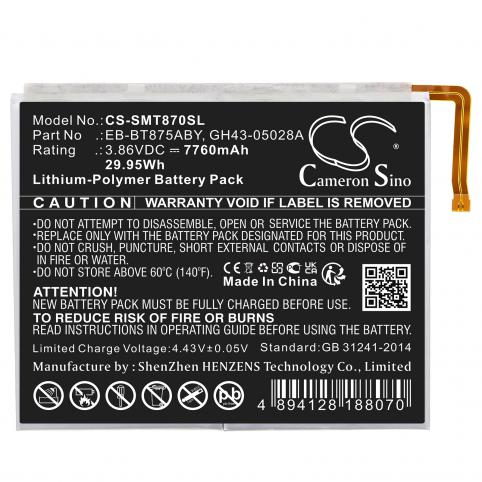 Batterij tablet samsung sm t870
