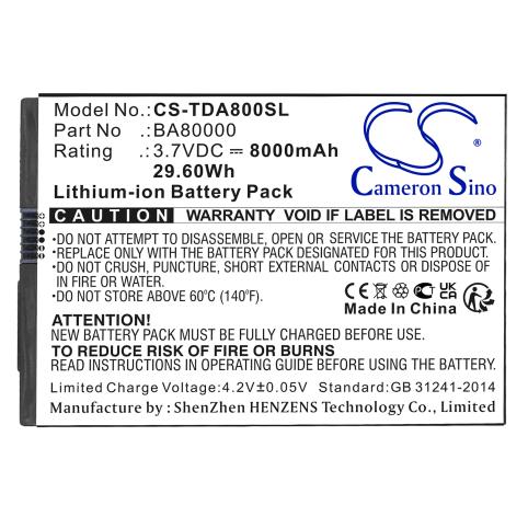 Batterij tablet h dynamic quest 7