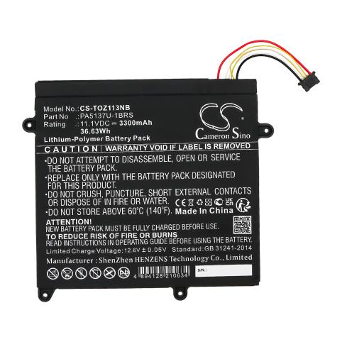 Batterij tablet toshiba portege z10t heeft 124