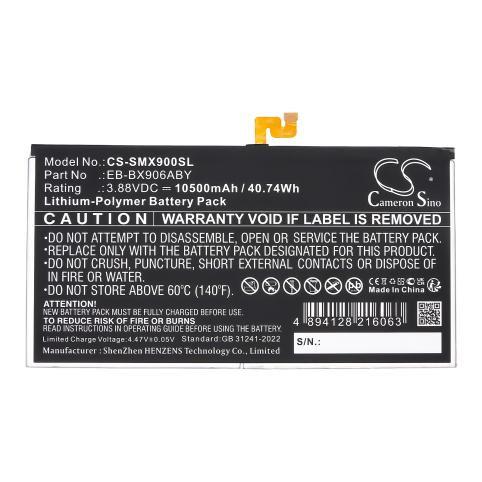 Batterij tablet samsung sm x900