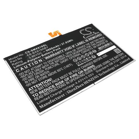 Batterij tablet samsung sm x810n