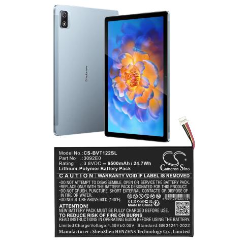 Batterij tablet blackview tab 12 pro
