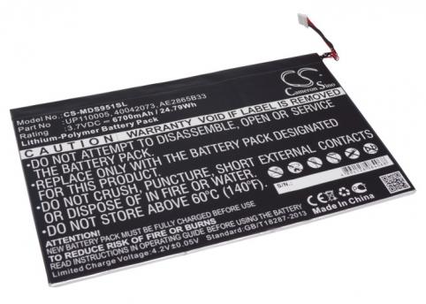 Batterij tablet medion lifetab s9512