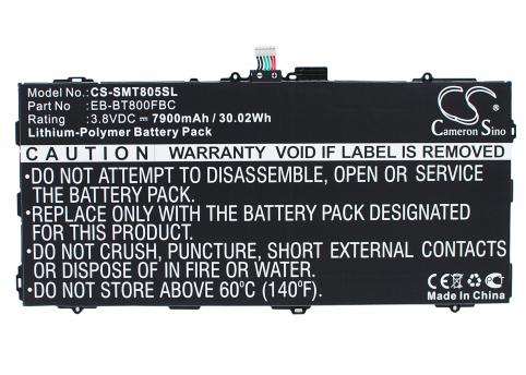 Batterie pour tablette samsung eb bt800fbe sm t800 batterij