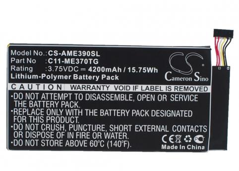 Batterij tablet asus me370tg