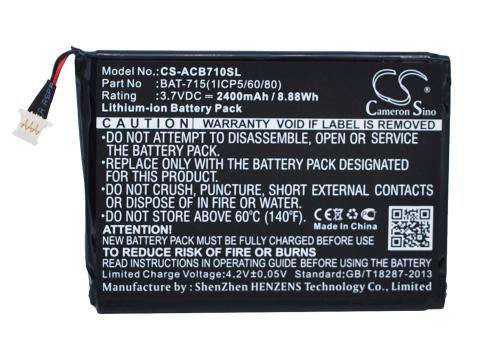 Batterij  acer bat 715 1icp5 60 80 