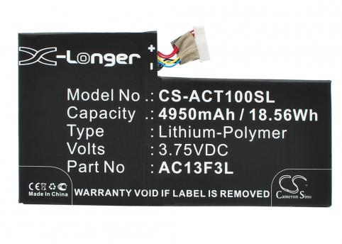 Batterij  acer ac13f3l