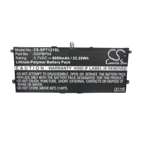 Batterij tablet sony tablet s