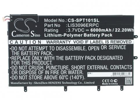 Batterij tablet sony xperia tablet z 10.1