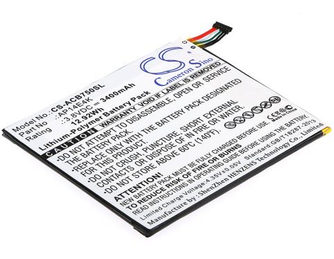 Batterij tablet acer iconia 760 hb