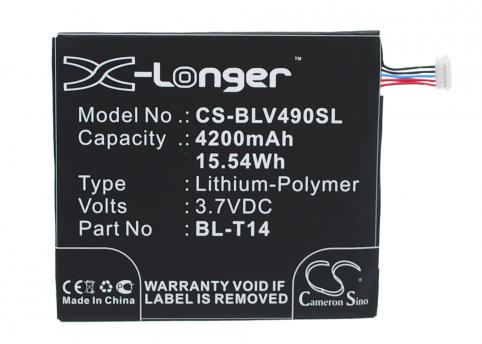 Batterij tablet lg g pad f7