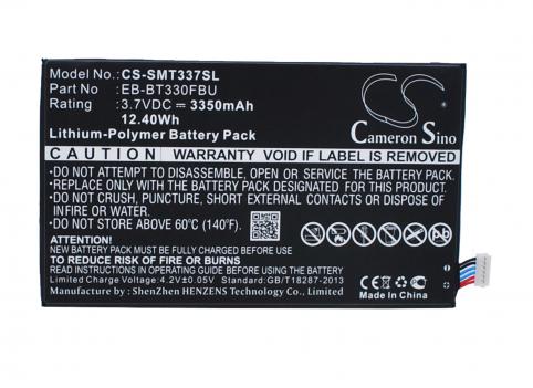 Batterij tablet samsung sm t330nu