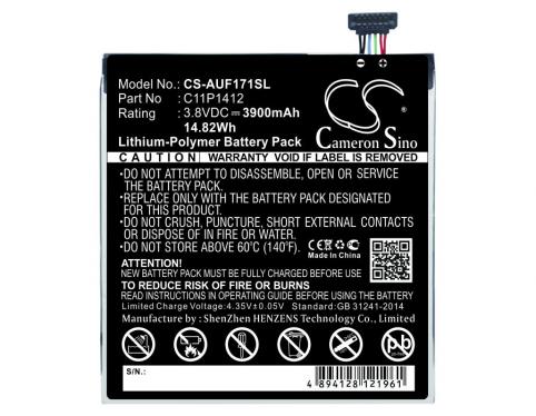 Batterij  asus c11p1412