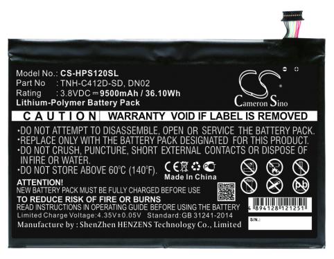 Batterij tablet hp k7x87aa  aba