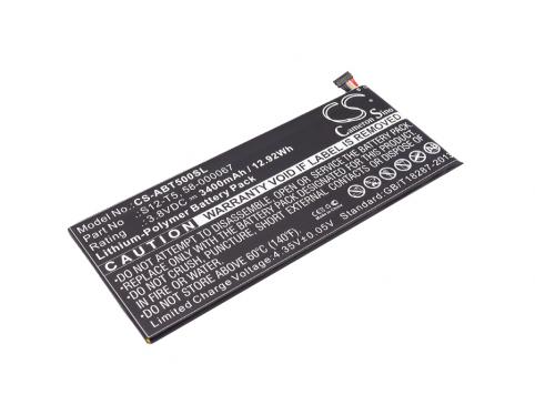 Batterij tablet amazon s12 t5 heeft