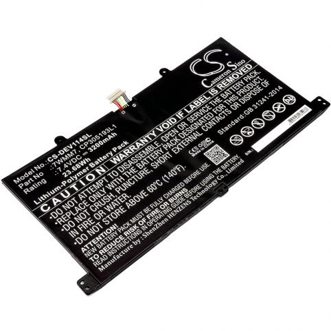 Batterij  dell dl011301 plp22g0