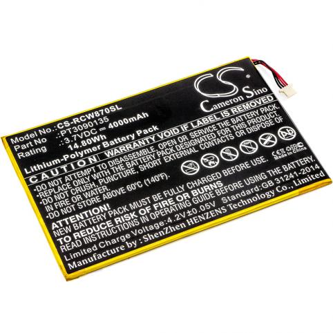 Batterij tablet rca rct6303w87