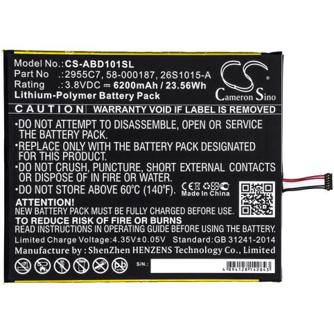 Batterij tablet amazon m2v3r5