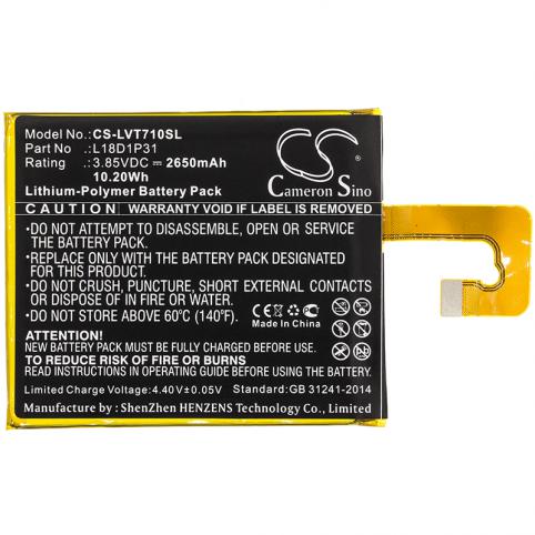 Batterij  lenovo l18d1p31