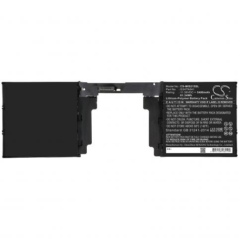 Batterij tablet microsoft surface book 2 1793 15