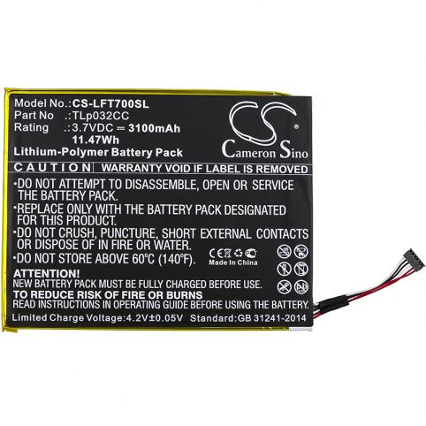 Batterij tablet alcatel ot 9023a