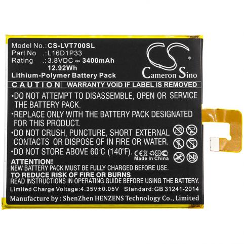 Batterie pour tablette lenovo l16d1p33 tab 7 batterij