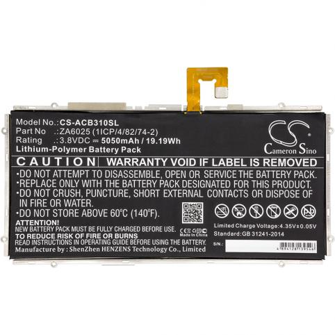 Batterij  acer za6025  1icp 4 82 74 2 