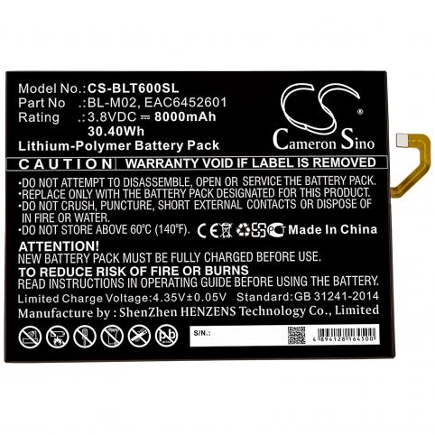 Batterij tablet lg lm t600vs