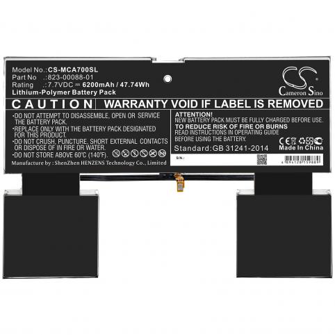 Batterij tablet microsoft surface a70